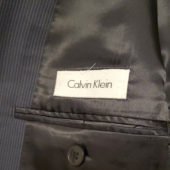 Calvin Klein Charcoal Men's Blazer Suit Coat - Picture 2 of 8